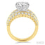 Round Shape Semi-Mount Diamond Engagement Ring