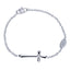 Sterling Silver Cross Bracelet