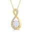 Lovebright Diamond Infinity Pendant