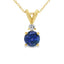 Tanzanite & Diamond Pendant