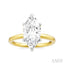 Marquise Shape Semi-Mount Diamond Engagement Ring