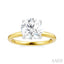 Round Shape Semi-Mount Diamond Engagement Ring