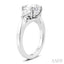 Oval Shape Semi-Mount Diamond Engagement Ring