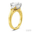 Oval Shape Semi-Mount Diamond Engagement Ring
