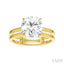 Round Shape Semi-Mount Diamond Engagement Ring
