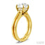 Round Shape Semi-Mount Diamond Engagement Ring