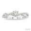 Round Shape Semi-Mount Diamond Engagement Ring