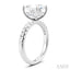 Princess Shape Semi-Mount Diamond Engagement Ring