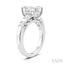 Emerald Shape Semi-Mount Diamond Engagement Ring