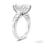 Emerald Shape Semi-Mount Diamond Engagement Ring