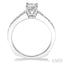 Princess Shape Semi-Mount Diamond Engagement Ring