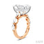Emerald Shape Semi-Mount Diamond Engagement Ring