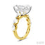 Emerald Shape Semi-Mount Diamond Engagement Ring