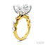 Princess Shape Semi-Mount Diamond Engagement Ring
