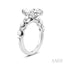 Marquise Shape Semi-Mount Diamond Engagement Ring