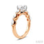 Oval Shape Semi-Mount Diamond Engagement Ring