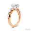 Pear Shape Semi-Mount Diamond Engagement Ring