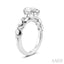 Pear Shape Semi-Mount Diamond Engagement Ring