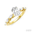 Oval Shape Semi-Mount Diamond Engagement Ring