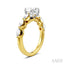 Oval Shape Semi-Mount Diamond Engagement Ring