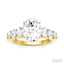 Oval Shape Semi-Mount Diamond Engagement Ring
