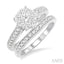 Round Shape Lovebright Diamond Wedding Set