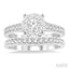 Round Shape Lovebright Diamond Wedding Set