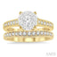 Round Shape Lovebright Diamond Wedding Set