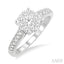 Round Shape Lovebright Essential Diamond Engagement Ring