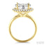 Round Shape Halo Lovebright Essential Diamond Engagement Ring
