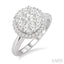 Round Shape Halo Lovebright Essential Diamond Engagement Ring