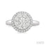 Round Shape Halo Lovebright Essential Diamond Engagement Ring