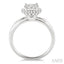 Round Shape Halo Lovebright Essential Diamond Engagement Ring