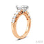Marquise Shape Semi-Mount Diamond Engagement Ring