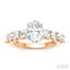 Oval Shape Semi-Mount Diamond Engagement Ring