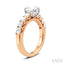 Oval Shape Semi-Mount Diamond Engagement Ring