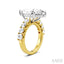Marquise Shape Semi-Mount Diamond Engagement Ring