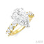 Pear Shape Semi-Mount Diamond Engagement Ring
