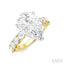 Pear Shape Semi-Mount Diamond Engagement Ring