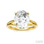 Oval Shape Semi-Mount Diamond Engagement Ring