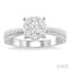 Round Shape Lovebright Diamond Engagement Ring