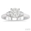 Round Shape Lovebright Diamond Engagement Ring