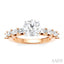 Round Shape Semi-Mount Diamond Engagement Ring