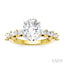 Oval Shape Semi-Mount Diamond Engagement Ring