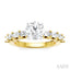 Round Shape Semi-Mount Diamond Engagement Ring
