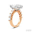 Marquise Shape Semi-Mount Diamond Engagement Ring