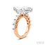 Marquise Shape Semi-Mount Diamond Engagement Ring