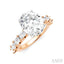 Oval Shape Semi-Mount Diamond Engagement Ring