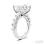 Princess Shape Semi-Mount Diamond Engagement Ring