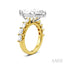 Marquise Shape Semi-Mount Diamond Engagement Ring
